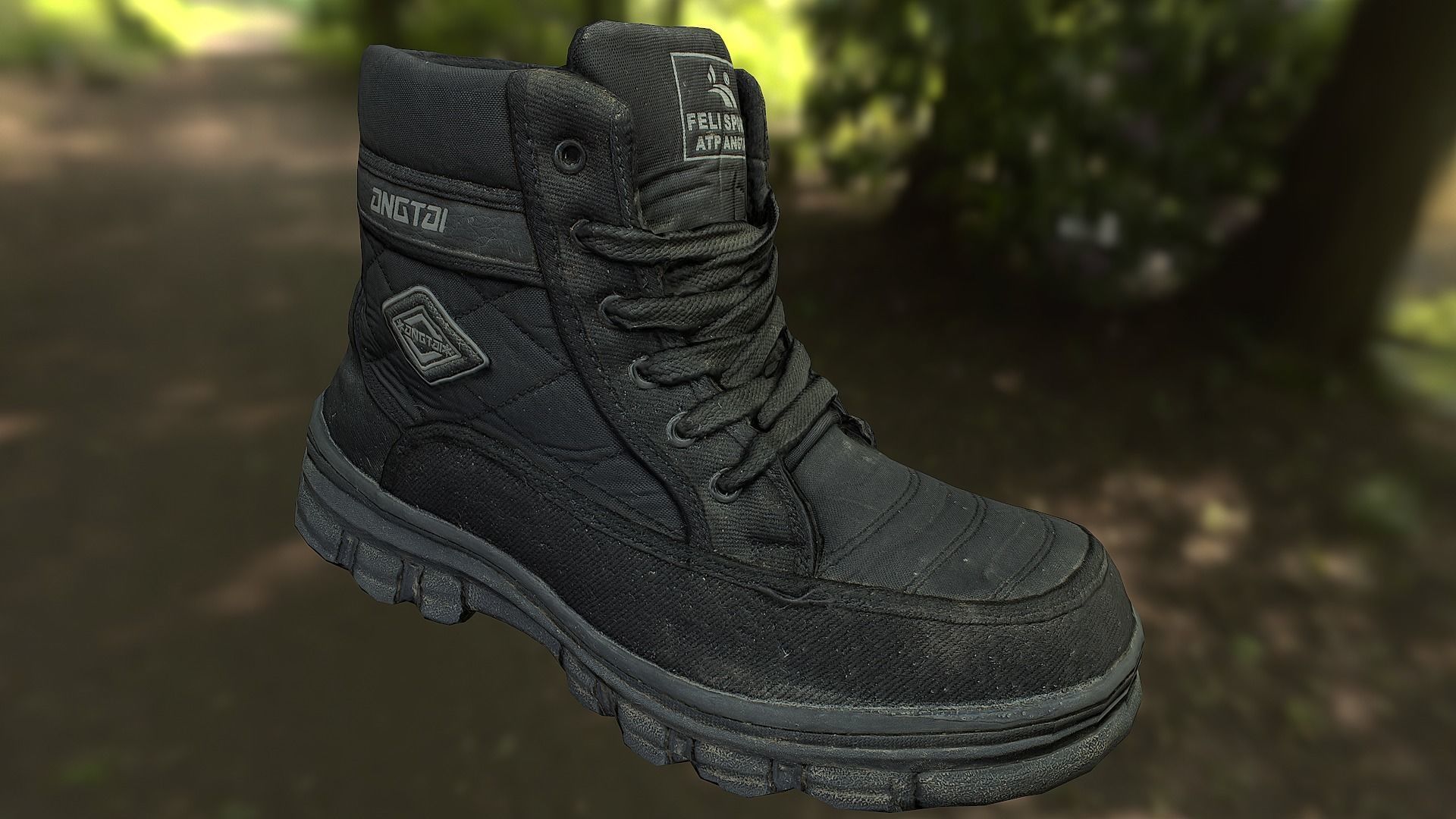 16 low poly boots 3D Model Collection_90