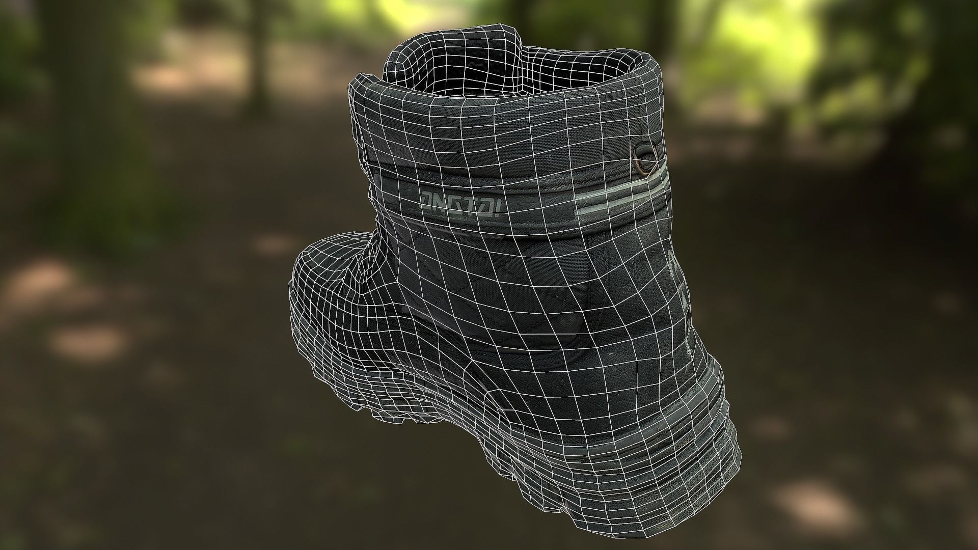 16 low poly boots 3D Model Collection_113