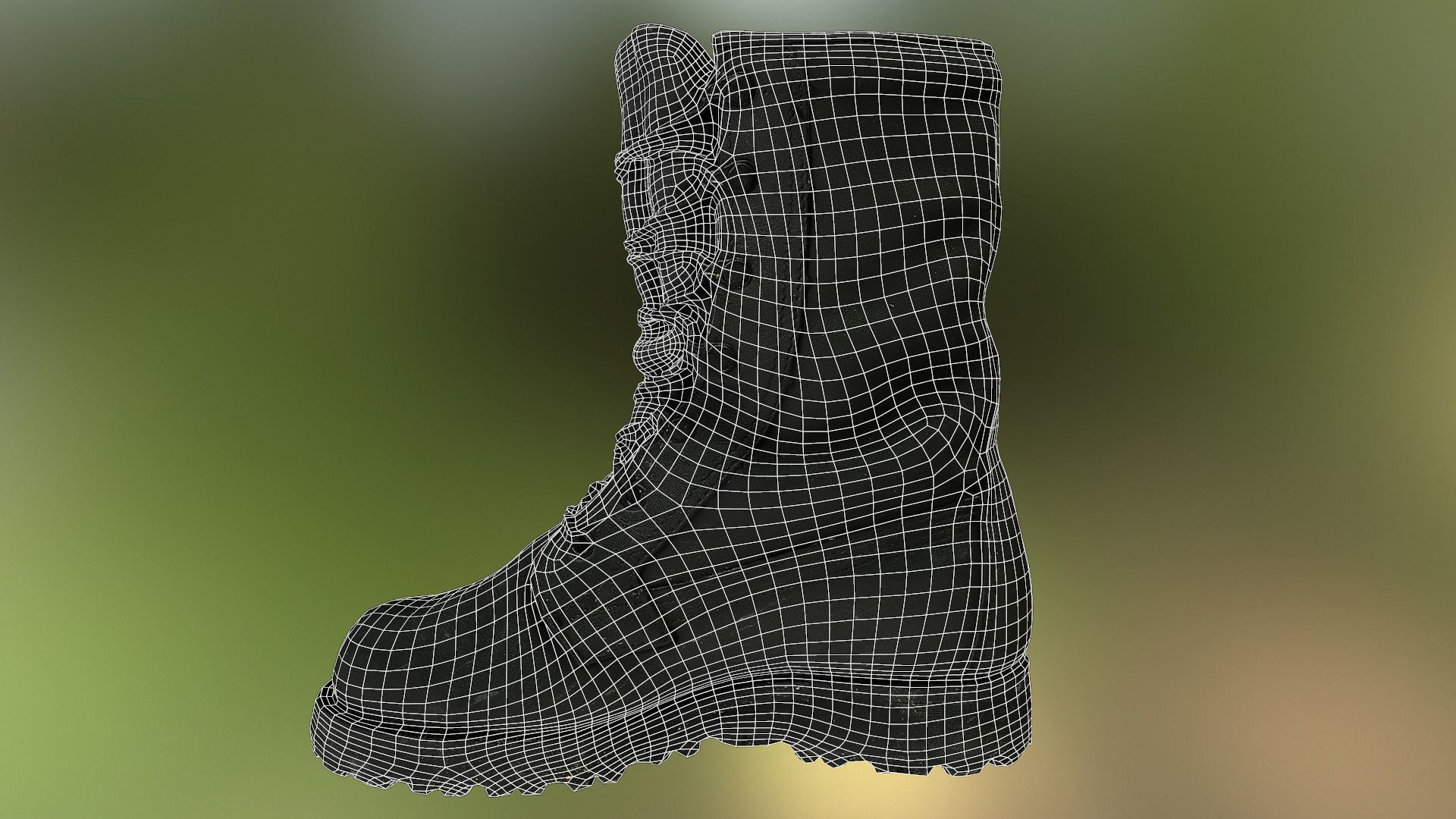 16 low poly boots 3D Model Collection_203