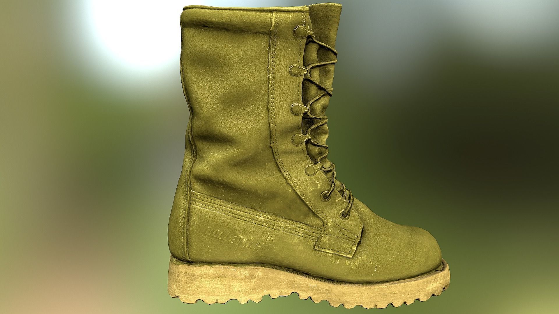 16 low poly boots 3D Model Collection_211