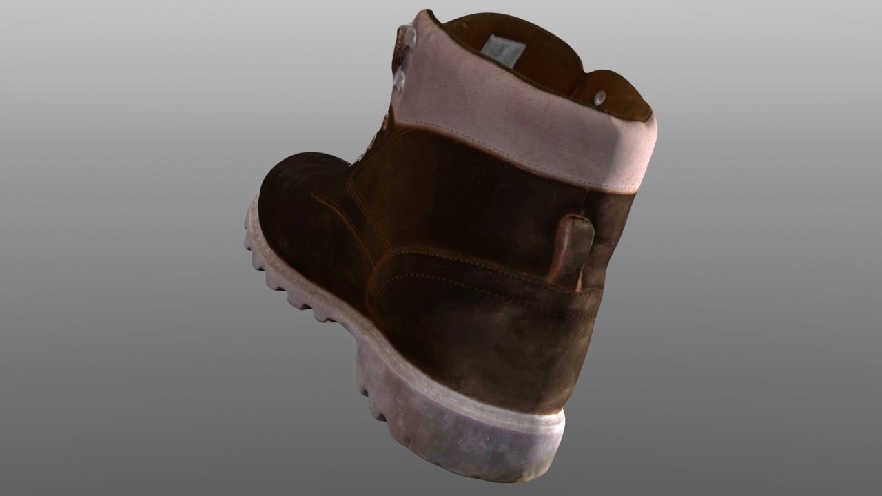 16 low poly boots 3D Model Collection_134