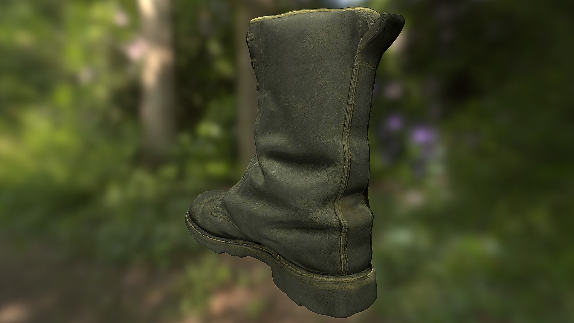 16 low poly boots 3D Model Collection_5