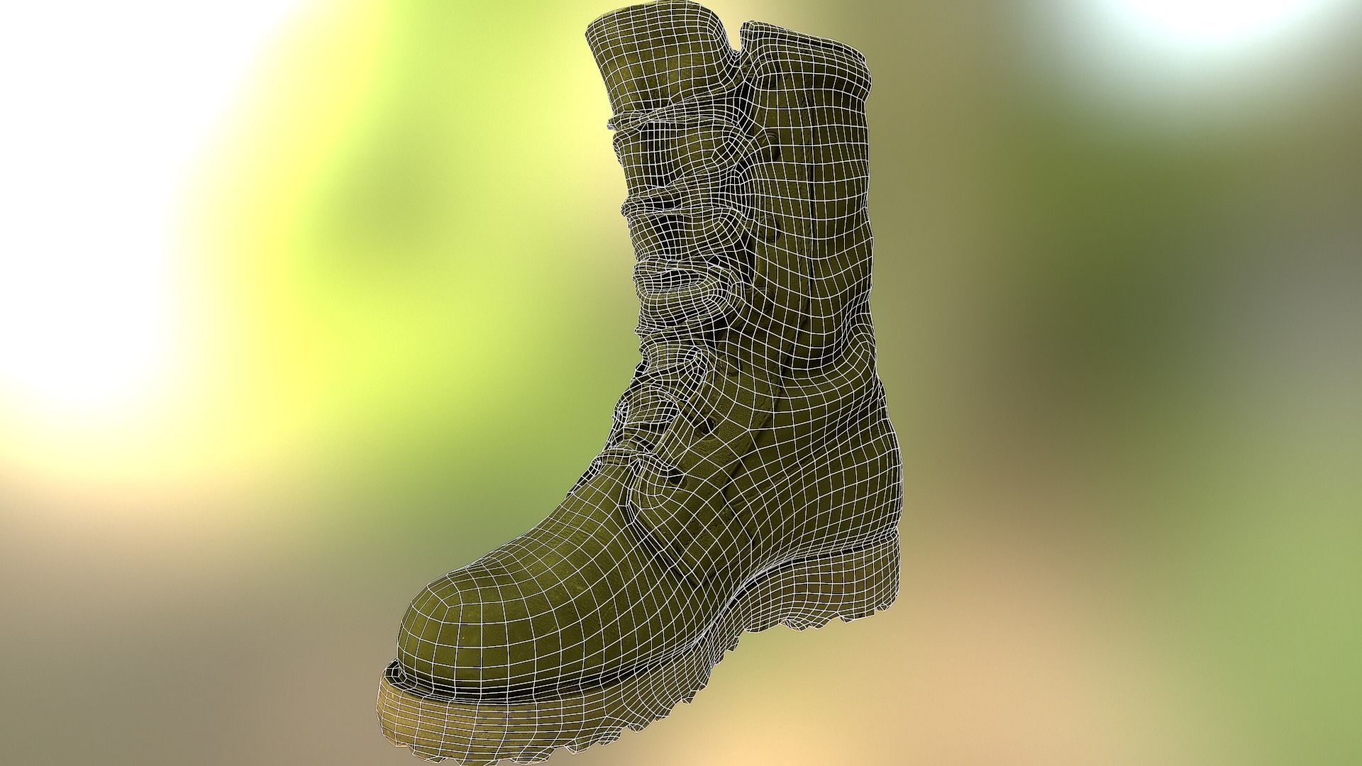 16 low poly boots 3D Model Collection_214