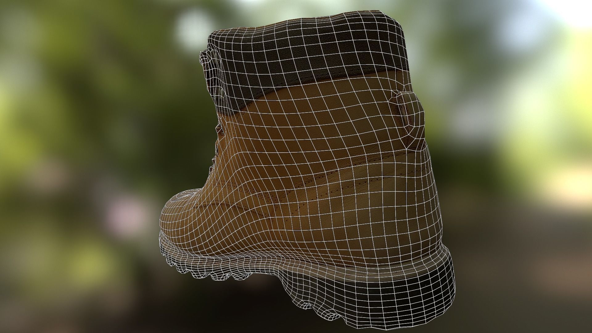 16 low poly boots 3D Model Collection_41