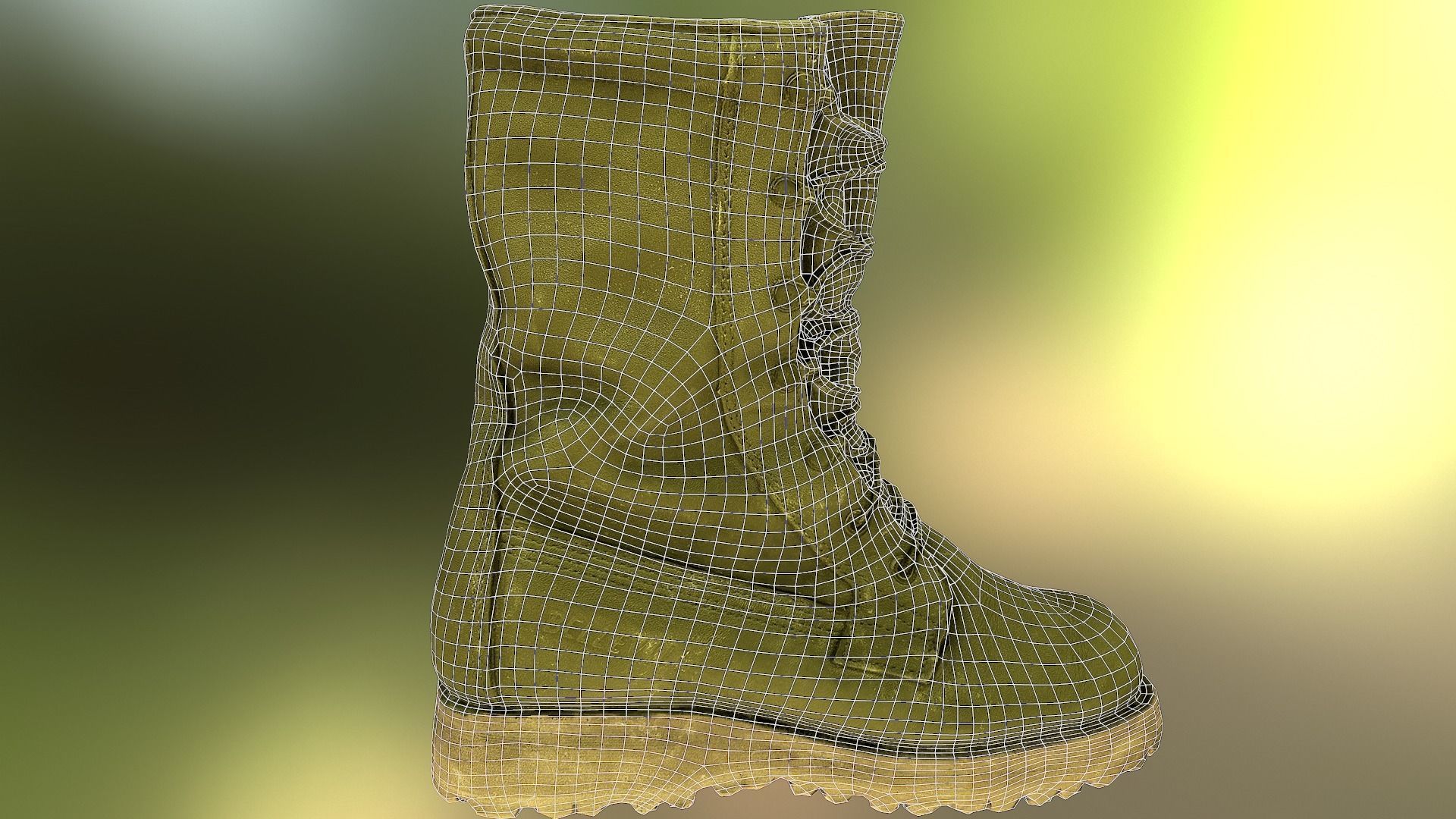 16 low poly boots 3D Model Collection_217