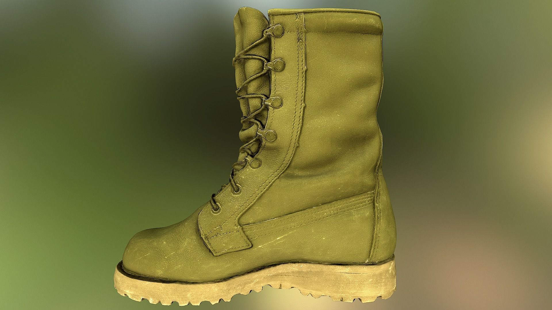 16 low poly boots 3D Model Collection_210