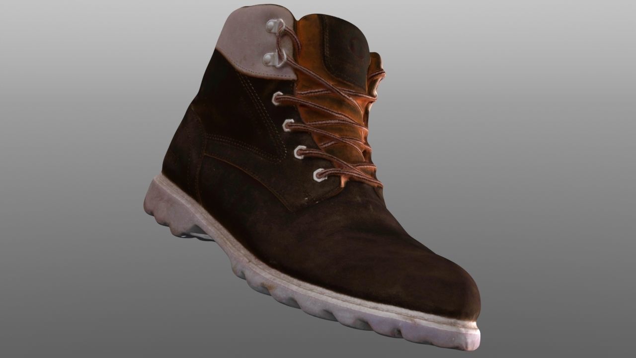 16 low poly boots 3D Model Collection_131