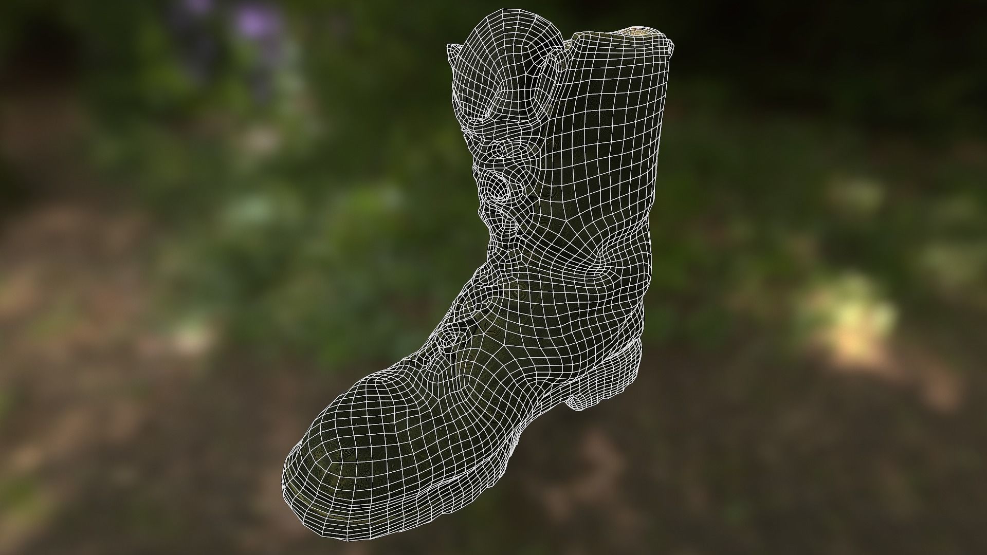 16 low poly boots 3D Model Collection_9