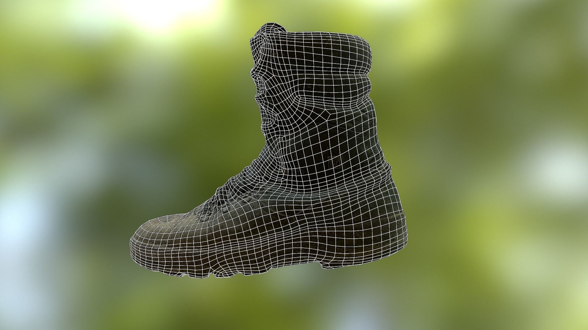 16 low poly boots 3D Model Collection_49