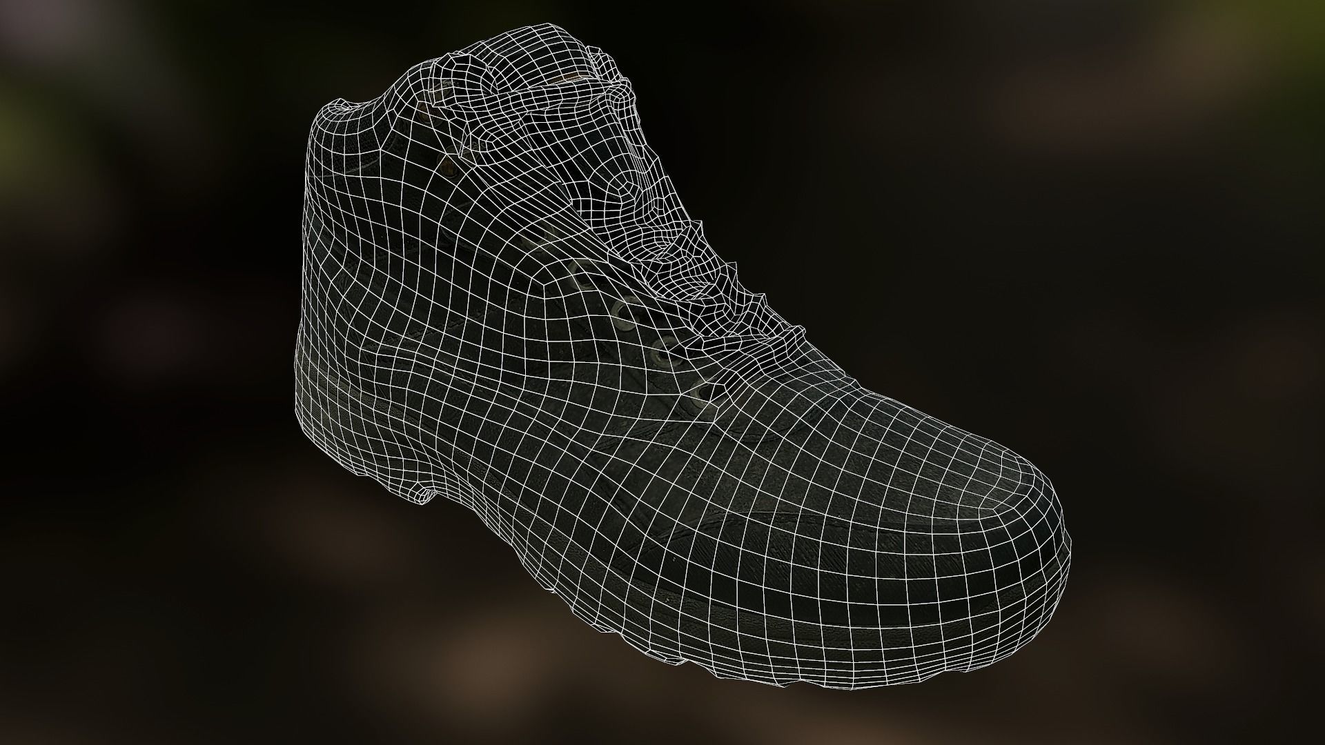 16 low poly boots 3D Model Collection_24