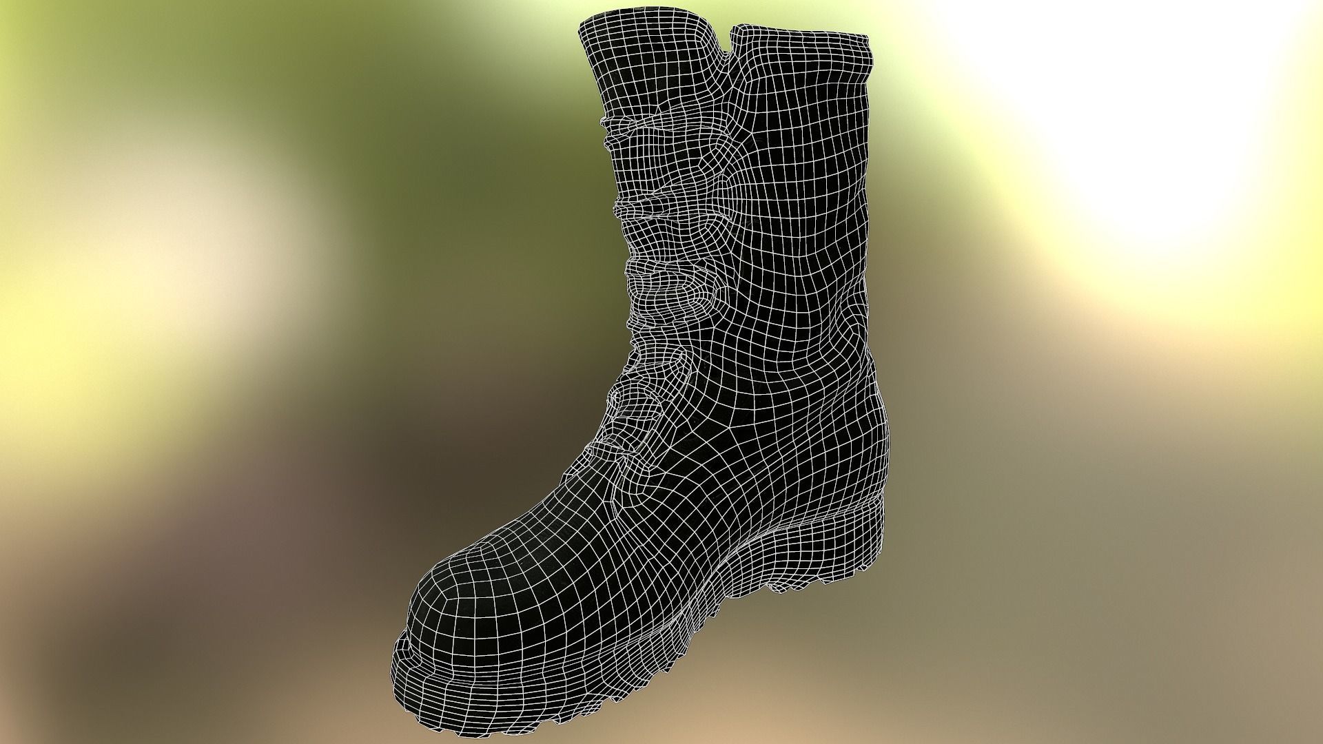 16 low poly boots 3D Model Collection_199