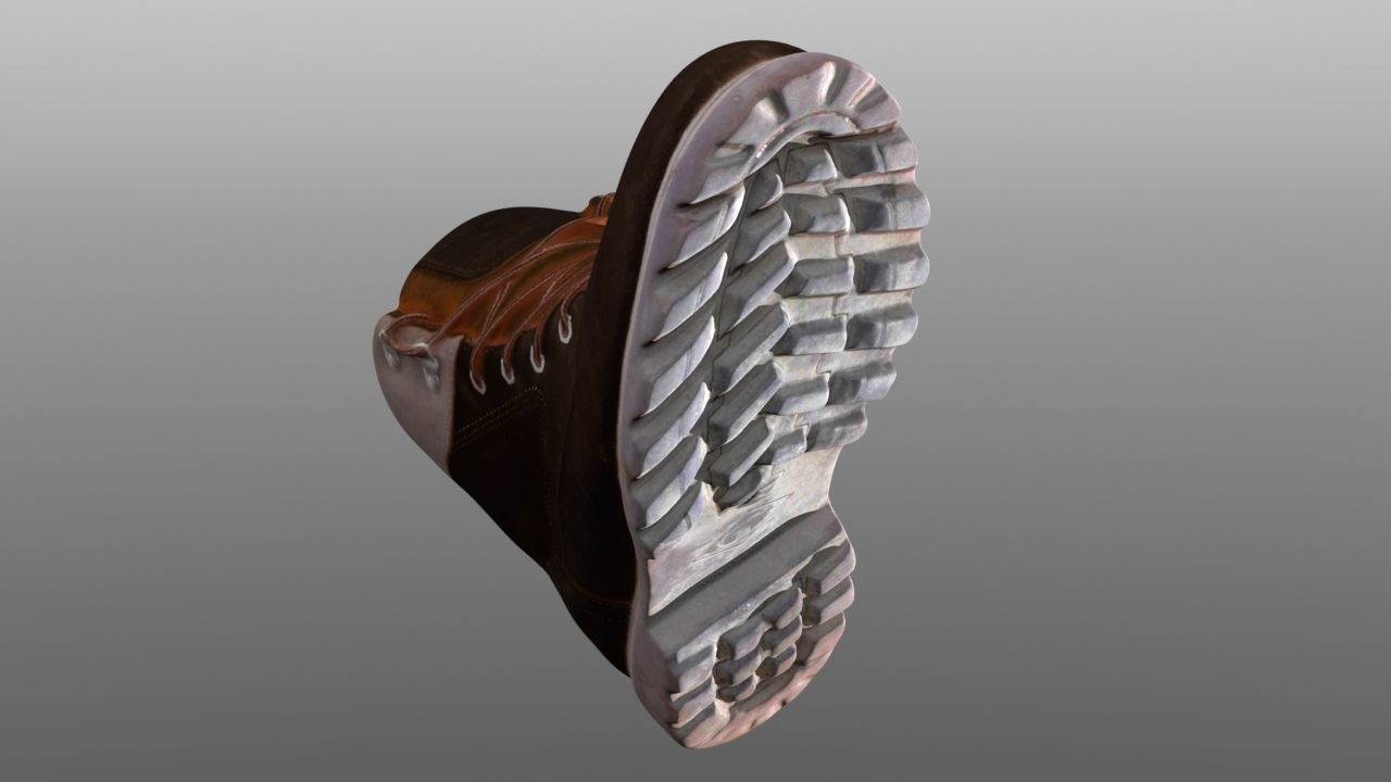 16 low poly boots 3D Model Collection_136