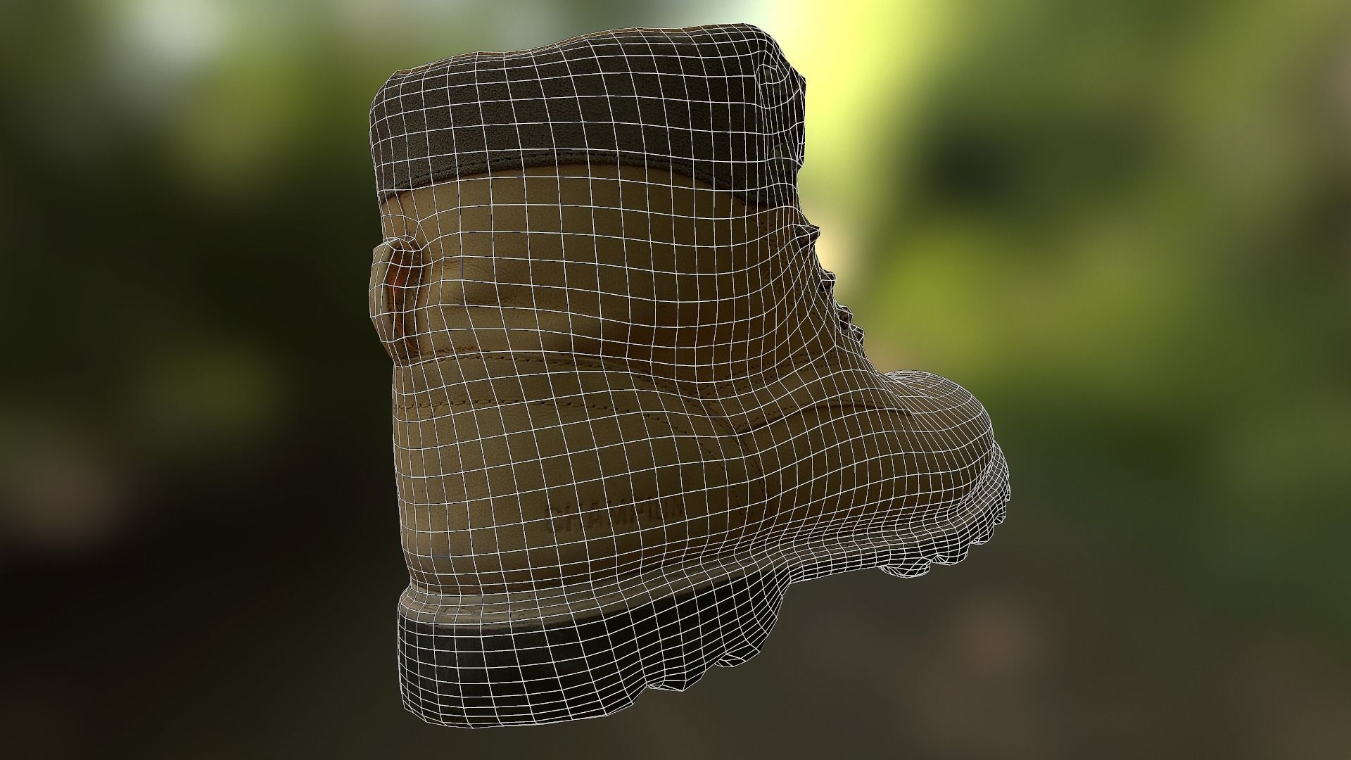 16 low poly boots 3D Model Collection_43