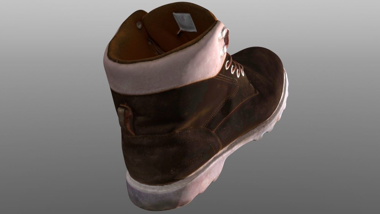 16 low poly boots 3D Model Collection_133