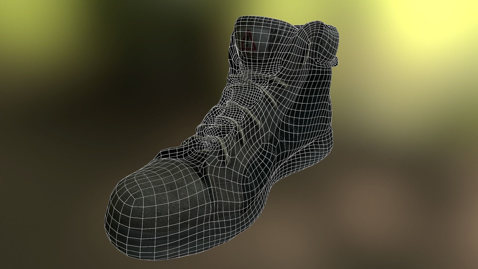 16 low poly boots 3D Model Collection_60