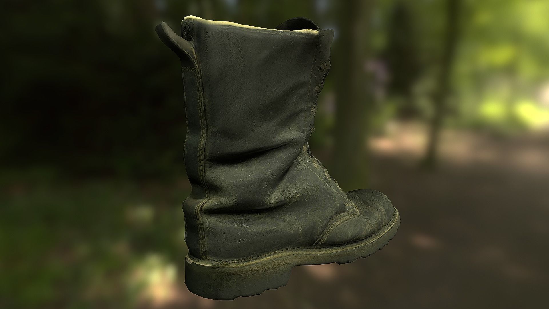 16 low poly boots 3D Model Collection_4
