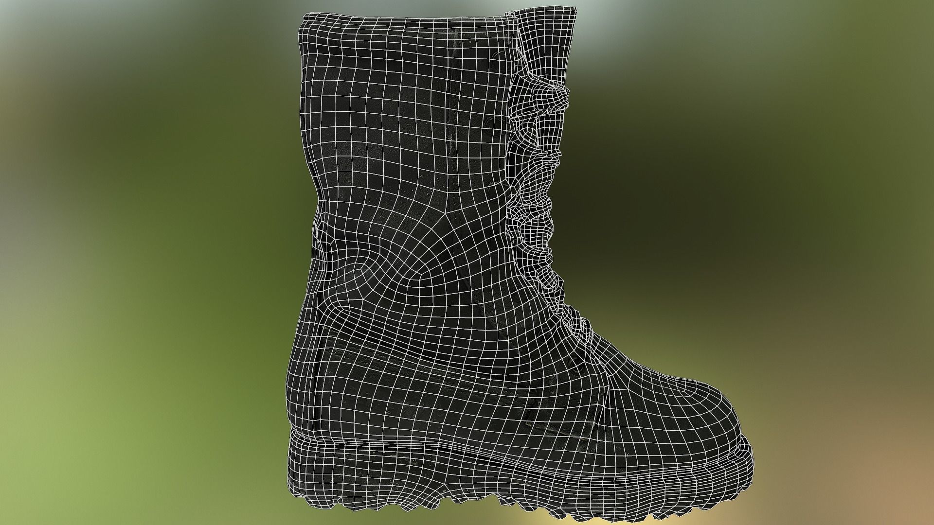 16 low poly boots 3D Model Collection_204