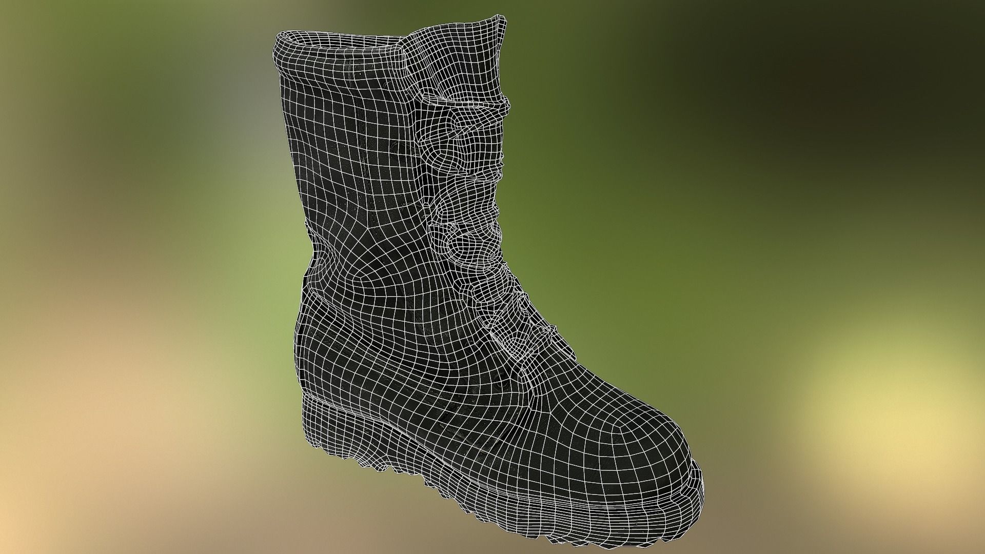 16 low poly boots 3D Model Collection_201