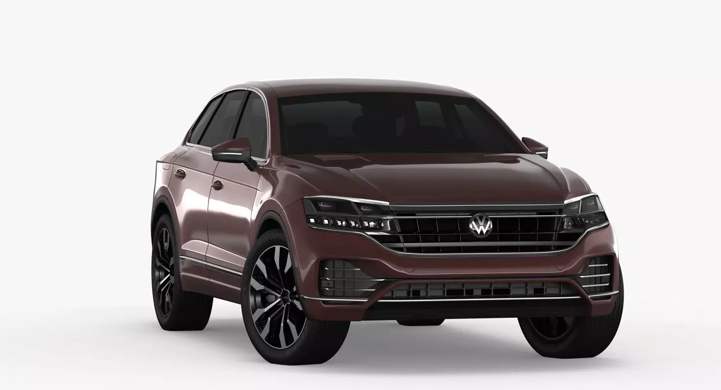 Volksvagen Touareg 2019 Low-poly 3D model_0