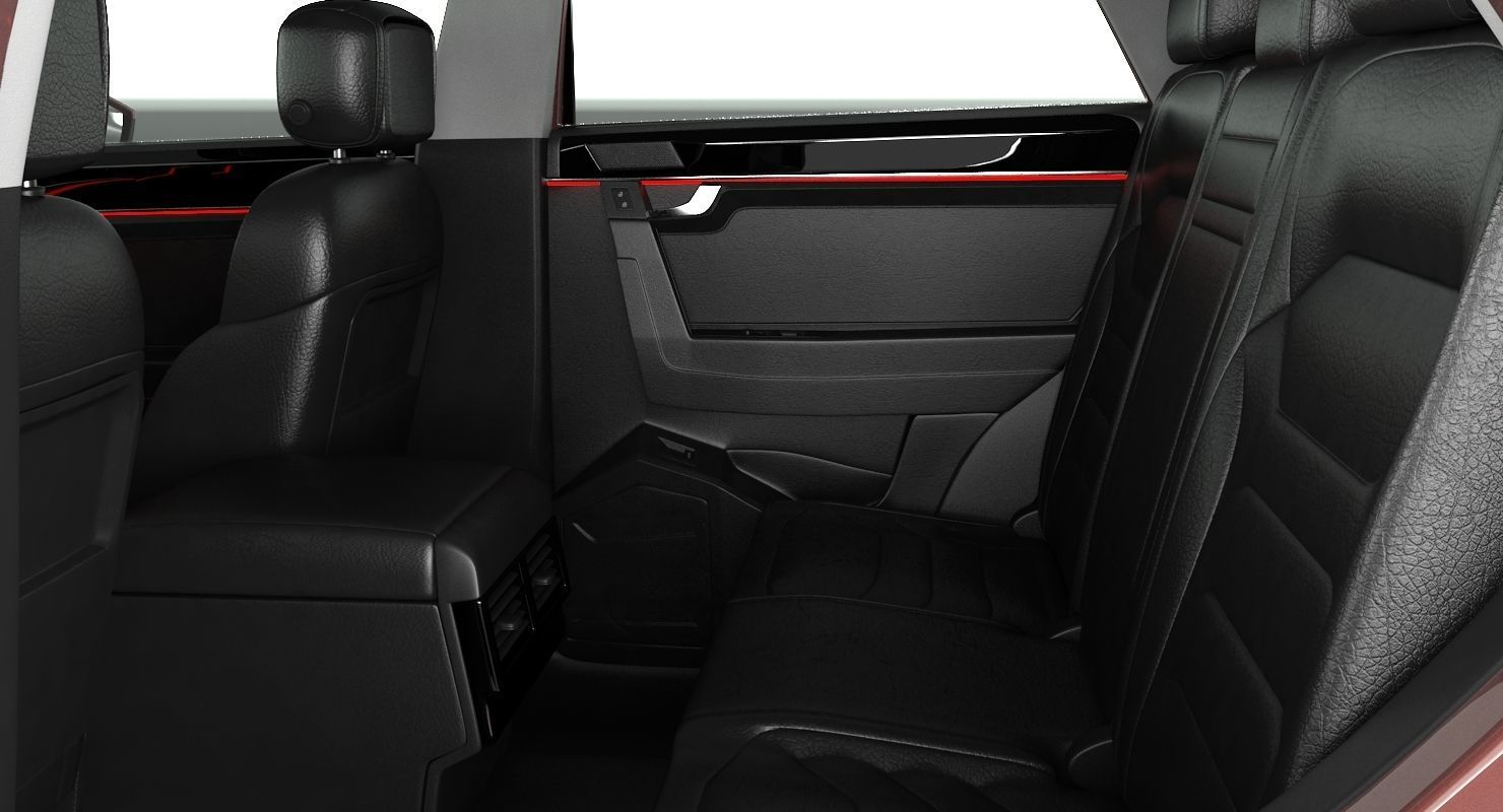 Volksvagen Touareg 2019 Low-poly 3D model_16