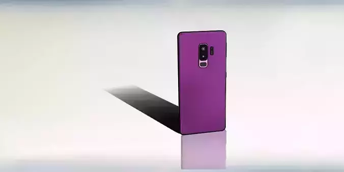 Smartphone Inspired by Samsung S9 desing 3D model