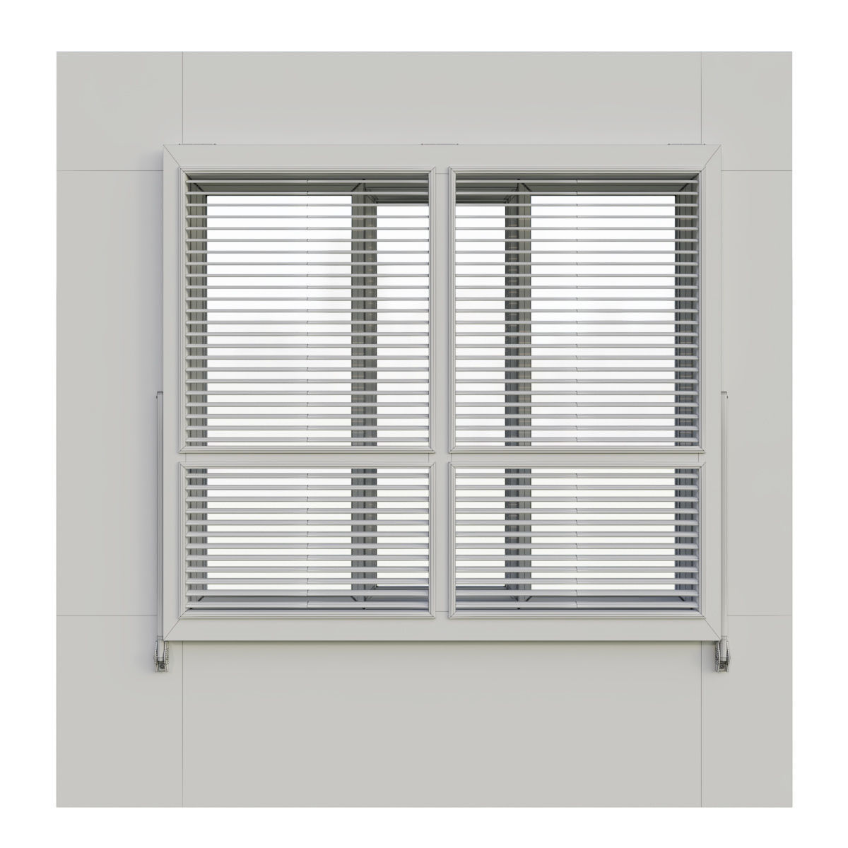 Shutters 8 window with 3D model_4