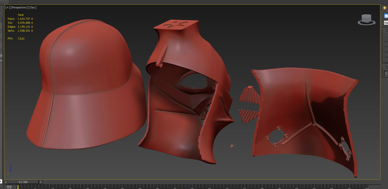 WEARABLE FULL SIZE STAR WARS DARTH VADER HELMET JESUS SALMERON 3D print model_42