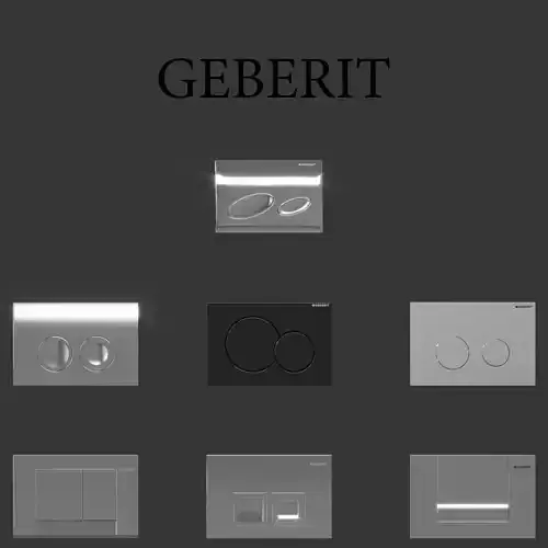 Flush buttons Geberit 3D model