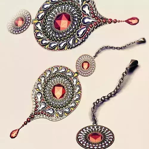 indian head jewellery