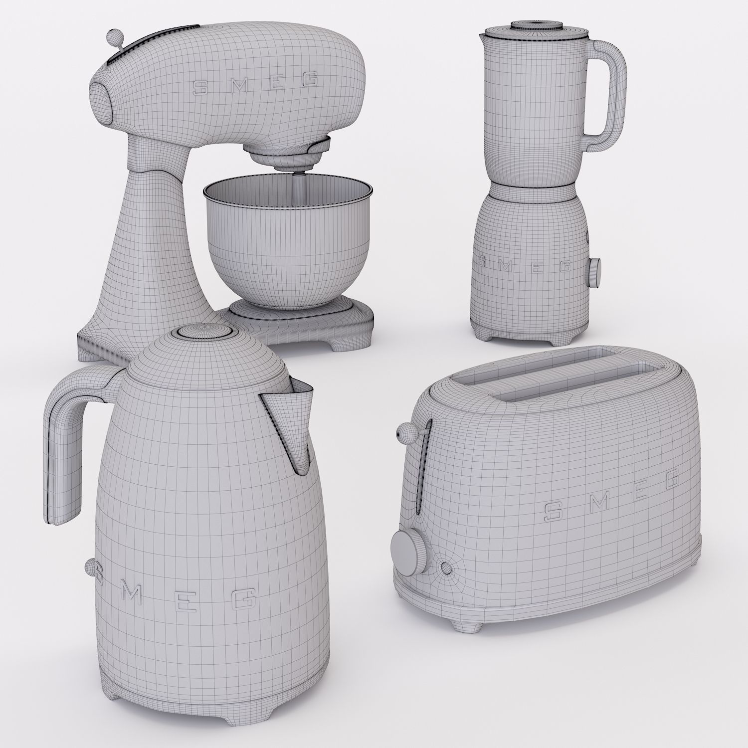 appliances home smeg 3D model_2
