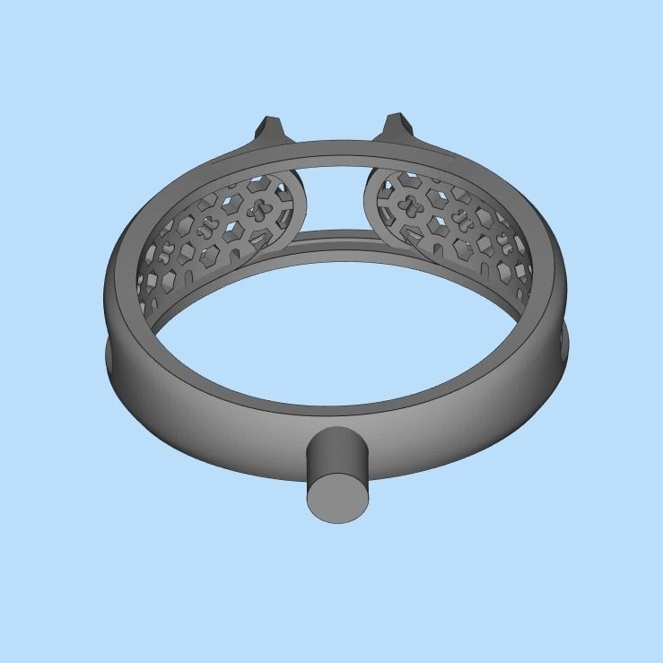 solitaire wedding engagement women ring  3dm stl  3D print model_22