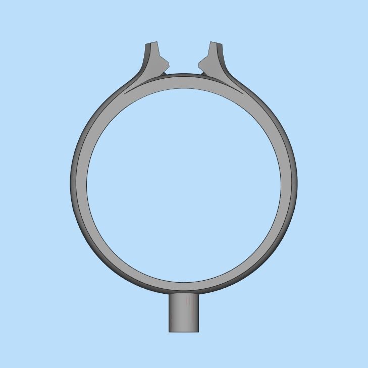 solitaire wedding engagement women ring  3dm stl  3D print model_18