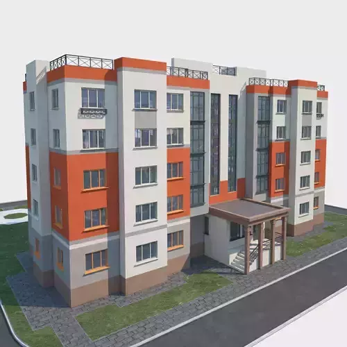 Building and landscape model