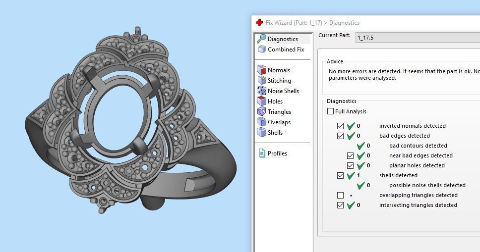 Women Gemstone ring design 3dm stl vintage 3D print model_12
