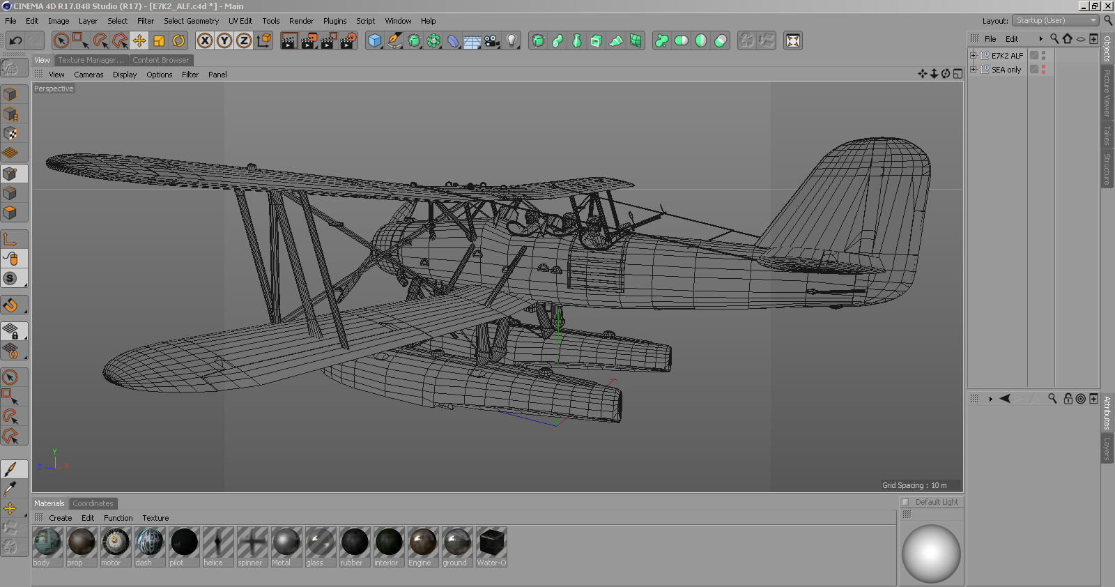 Kawanishi E7K1 and E7K2 ALF 3D model_17