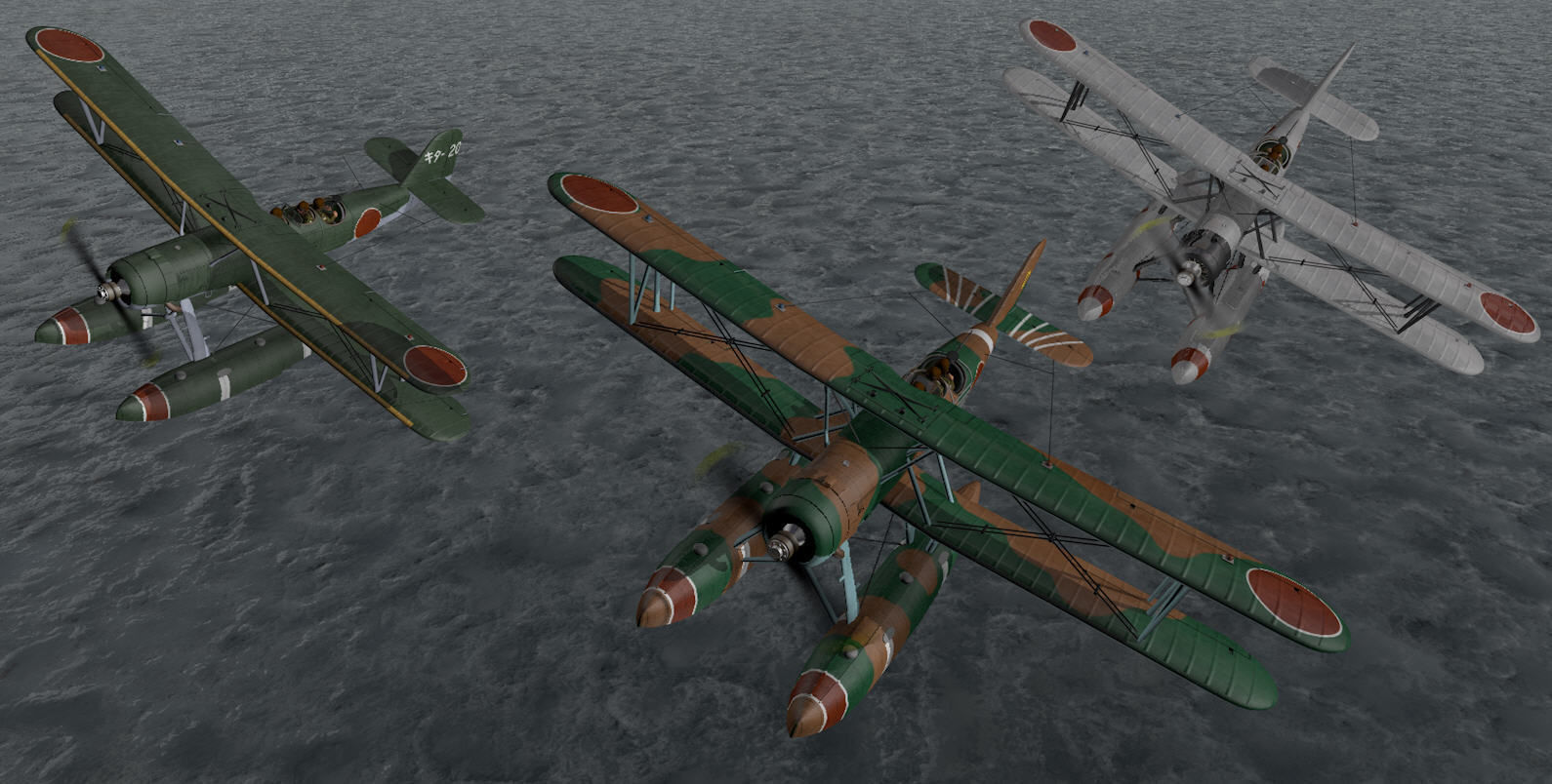 Kawanishi E7K1 and E7K2 ALF 3D model_12