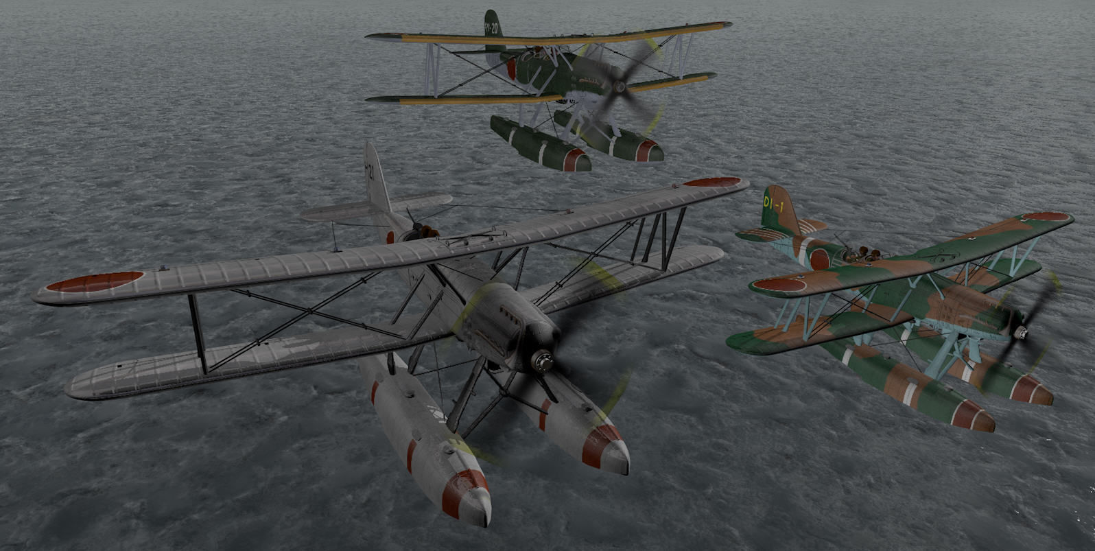 Kawanishi E7K1 and E7K2 ALF 3D model_10