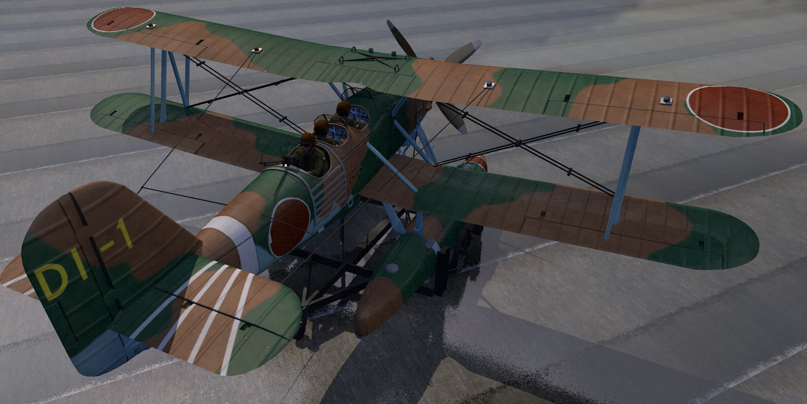 Kawanishi E7K1 and E7K2 ALF 3D model_4