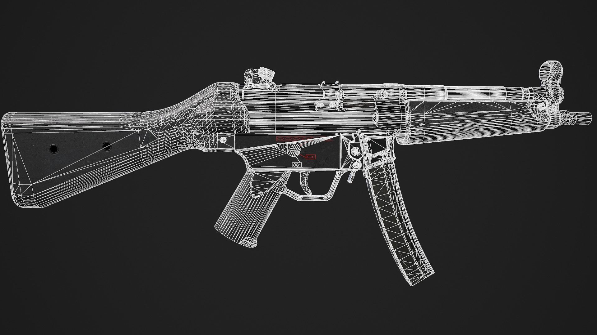 Ultimate MP5 Pack Low-poly 3D model_73