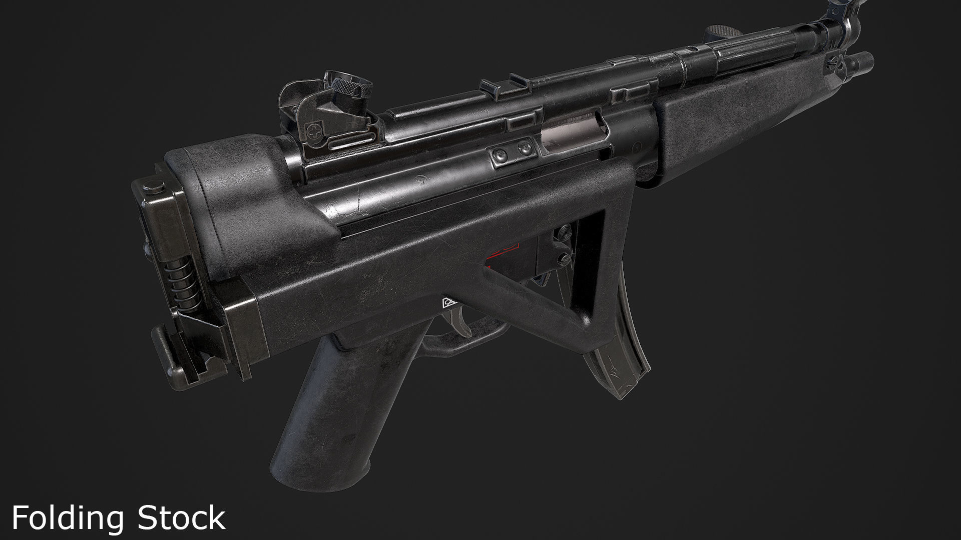 Ultimate MP5 Pack Low-poly 3D model_44