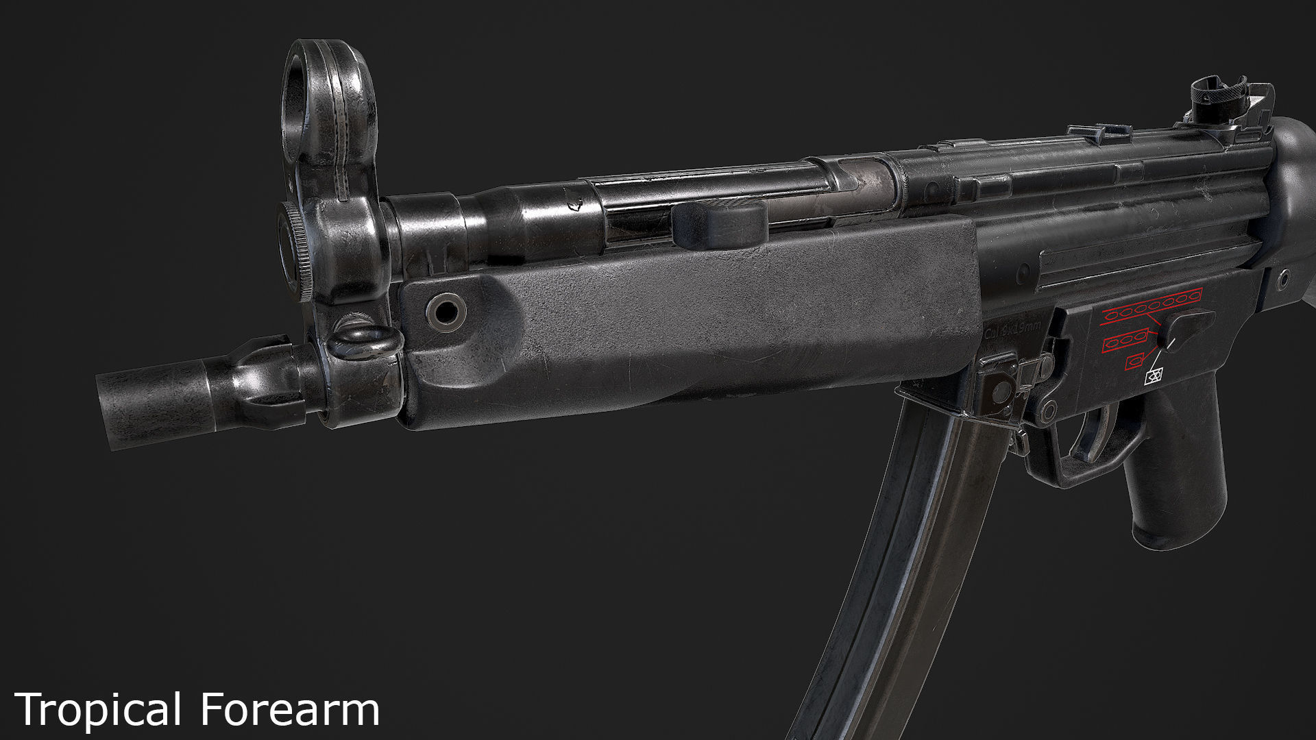 Ultimate MP5 Pack Low-poly 3D model_46