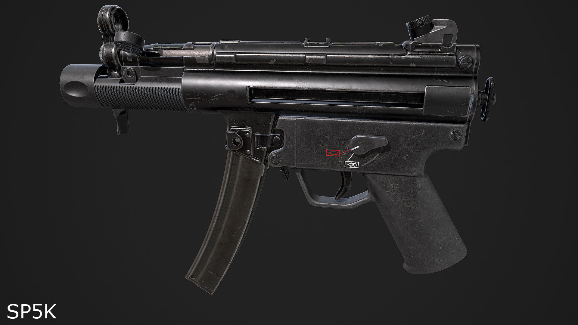 Ultimate MP5 Pack Low-poly 3D model_31