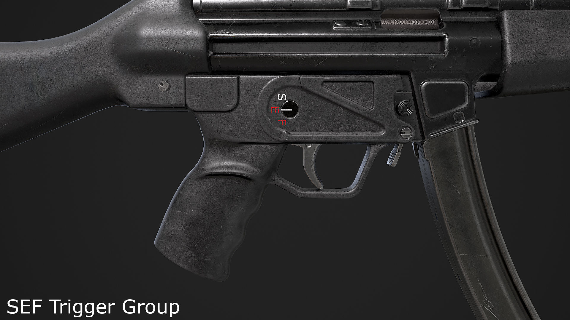 Ultimate MP5 Pack Low-poly 3D model_70