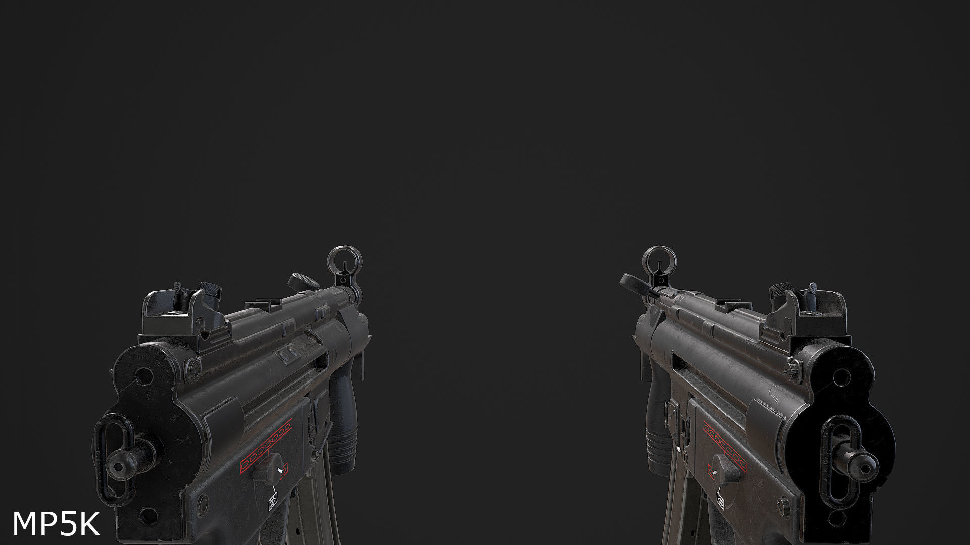 Ultimate MP5 Pack Low-poly 3D model_24