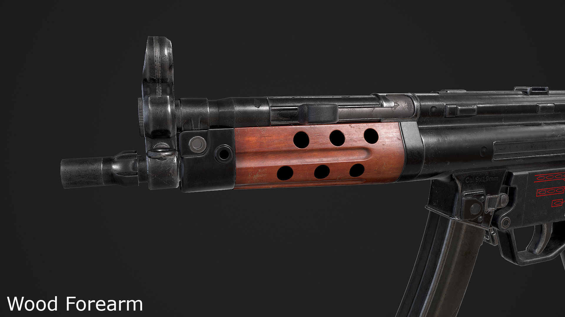 Ultimate MP5 Pack Low-poly 3D model_55