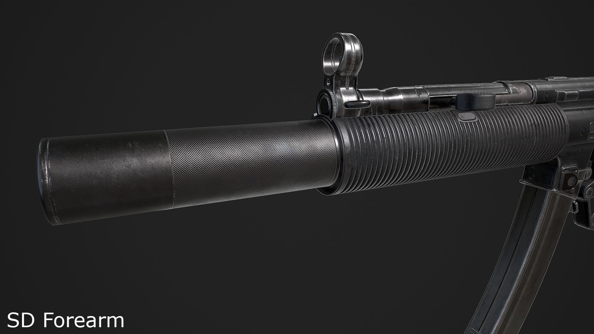 Ultimate MP5 Pack Low-poly 3D model_56