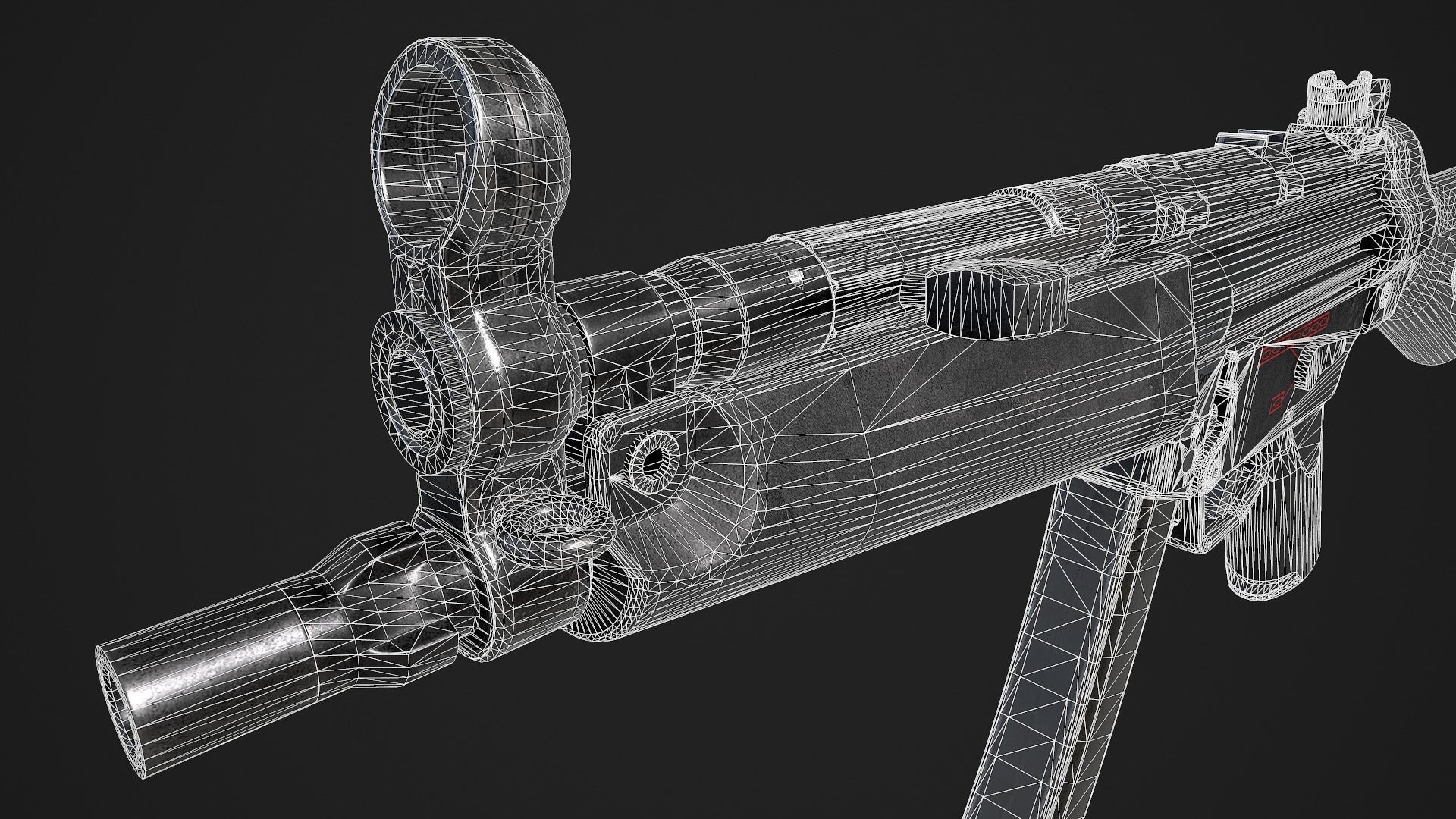 Ultimate MP5 Pack Low-poly 3D model_75