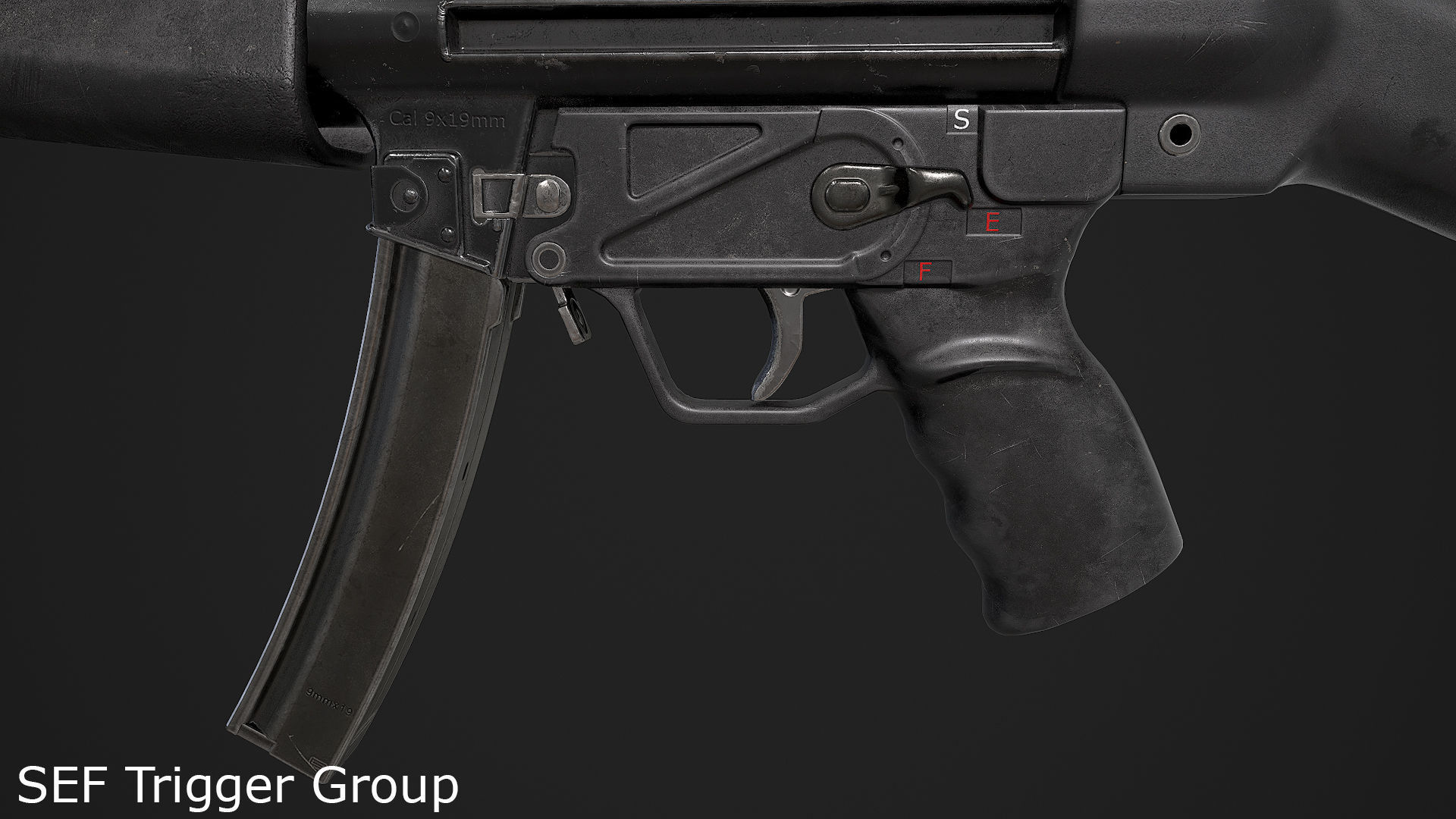 Ultimate MP5 Pack Low-poly 3D model_69