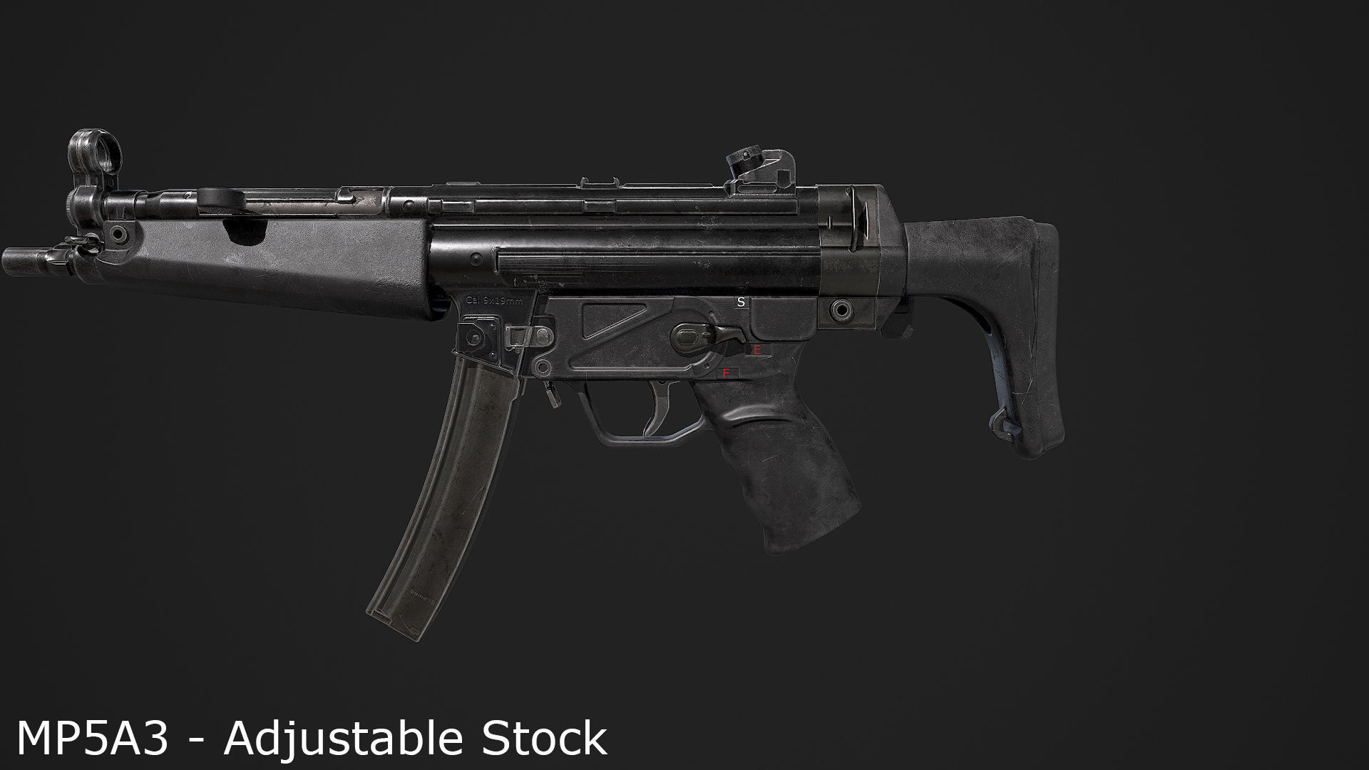 Ultimate MP5 Pack Low-poly 3D model_8