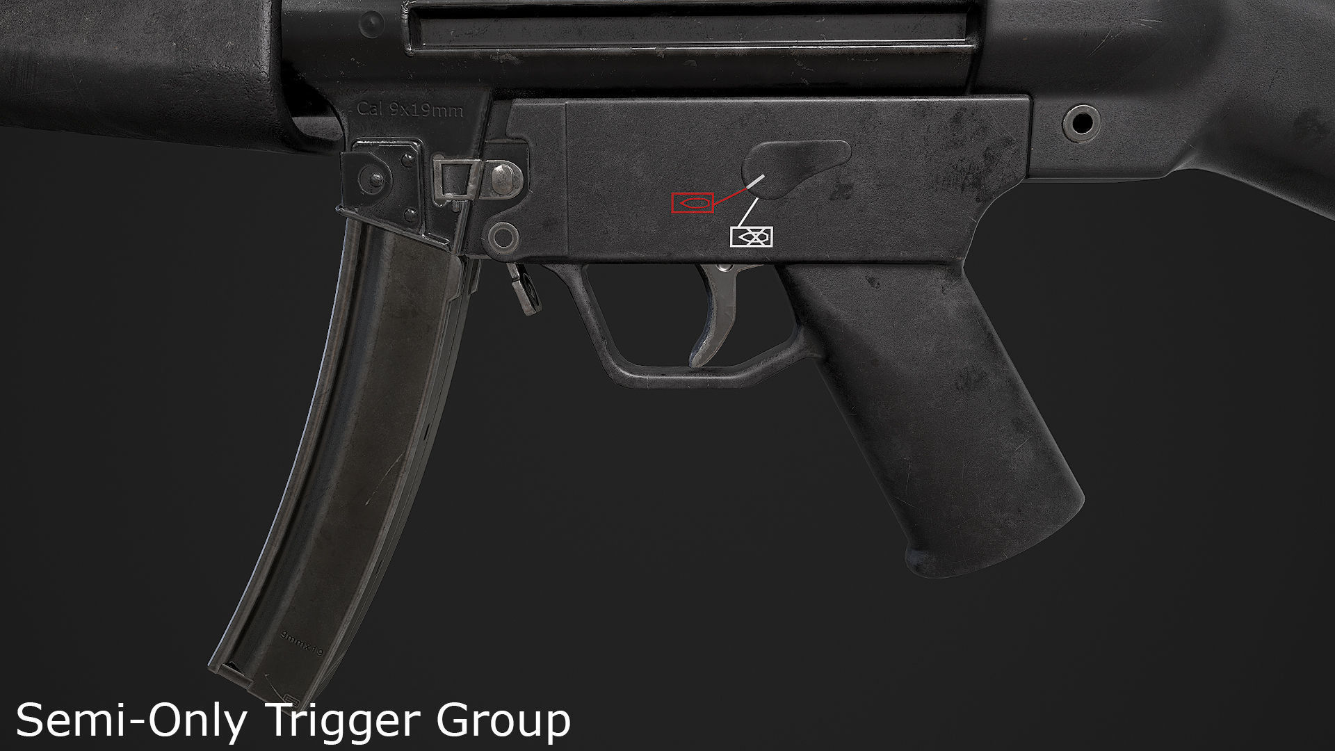 Ultimate MP5 Pack Low-poly 3D model_68